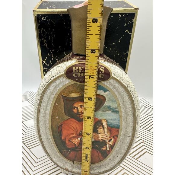 The Bag Piper Collectors Jim Beam Bottle Decanter Barware Man Cave Bar Empty Box - Picture 2 of 3